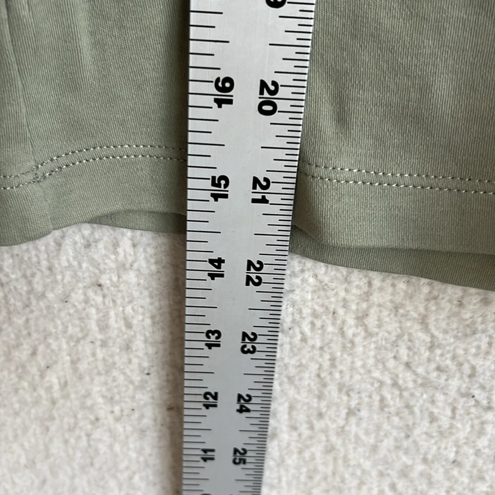 Banana Republic Sage Green Puff Sleeve Blouse